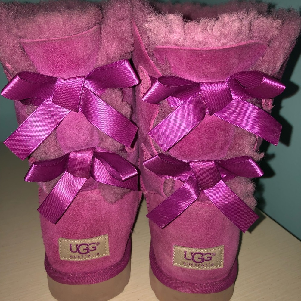 Pink Bailey Bow Uggs
